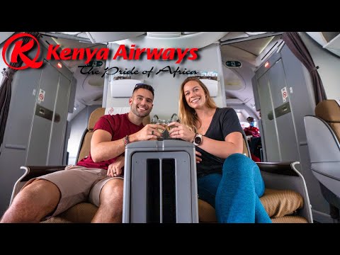 A CLASSE BUSINESS da Kenya Airways é a melhor da África? 🇰🇪 KQ Boeing 787-8