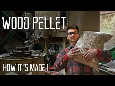 wood PELLET - How It's Made! [factory and machines tour] - YouTube