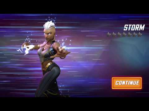 Unlocking Storm | Marvel Strike Force | 14 Storm Orb Opening