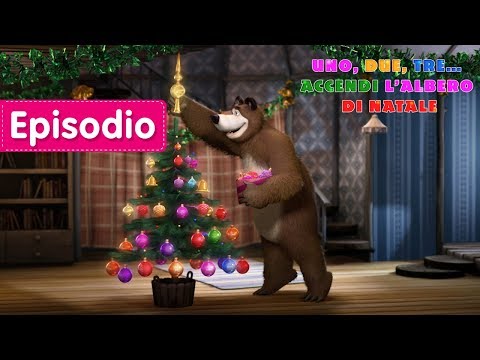 Masha e Orso - 🎄 Uno, Due, Tre… Accendi L’Albero Di Natale🎅 (Episodio 3) - Cartoni per bambini
