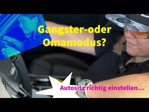 Autositz richtig einstellen - Physio Julia Münch zeigt´s Euch am RS6 im Audi Zentrum Trier