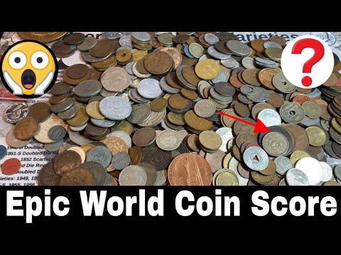 Epic Score Searching World Coins for Silver and Rare Finds