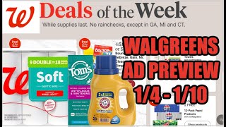 WALGREENS AD PREVIEW (1/4 - 1/10) | Lots of Cheap Laundry & More!