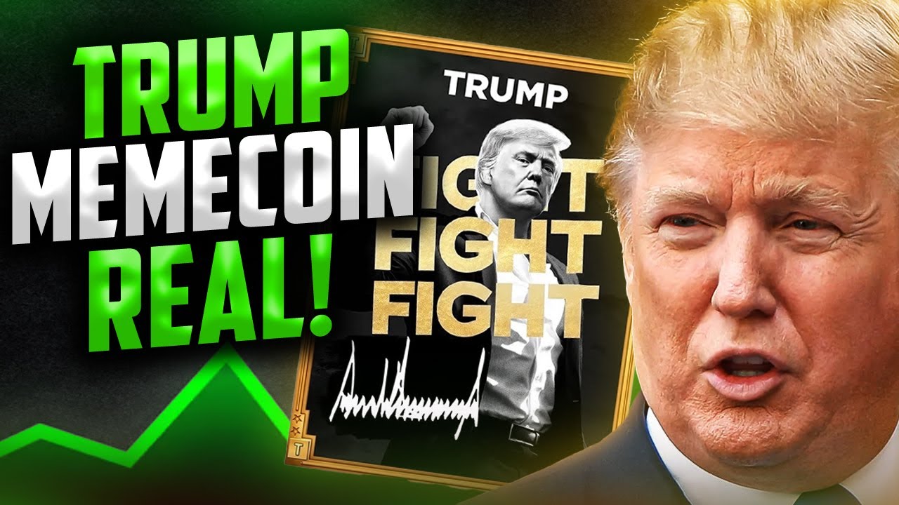 Official Trump Coin Memecoin Crypto Token! SOL XRP Set to Explode