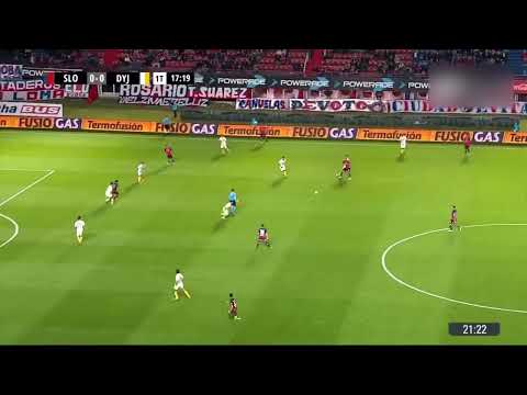 GOL Y LESIÓN DE EZEQUIEL CERUTTI - SAN LORENZO vs DEFENSA Y JUSTICIA - SUPERLIGA ARGENTINA 2017/18