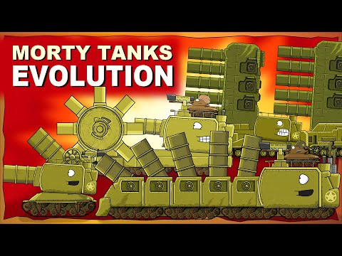 "Morty Tanks Evolution" Cartoons about tanks