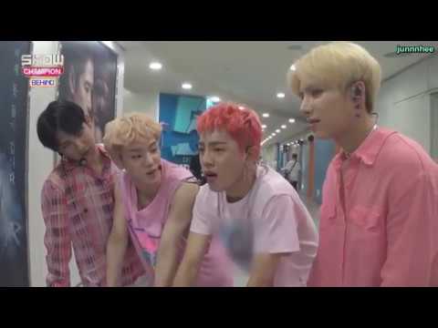 [ENG SUB] 180703 A.C.E - Show Champion Behind