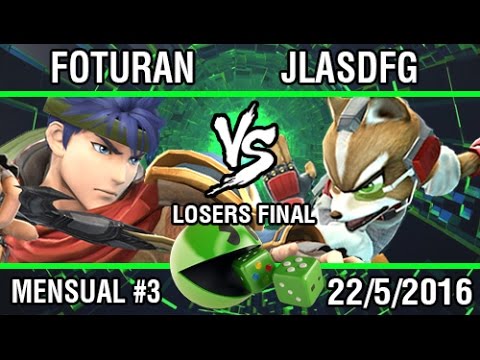 [Smash @ Gambler #3] FotuRAN (Ike, Bayonetta) vs. Joseluisasdfg (Cloud, Fox) Losers Final