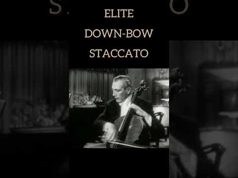 Down-bow Staccato | Piatigorsky, Gregor.