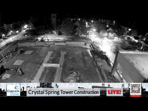 Carilion Crystal Spring Tower Construction Live Stream!