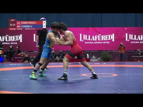 Repechage GR - 60 kg: I. DZIMISTARISH (GEO) v. V. CIOBANU (MDA)