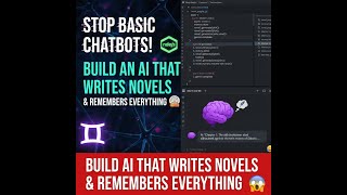 Stop Basic Chatbots! Build an AI That Writes Novels & Remembers Everything 🤯