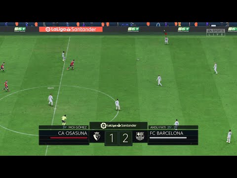 FIFA 23 | Career | Season 2023/2024 | Primera Division | Matchday 11 | CA Osasuna vs. FC Barcelona