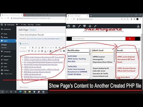 Show Page’s Content Anywhere using thumbnail