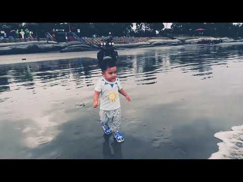 Baby's Funny moments at Beach ⛱ 😄