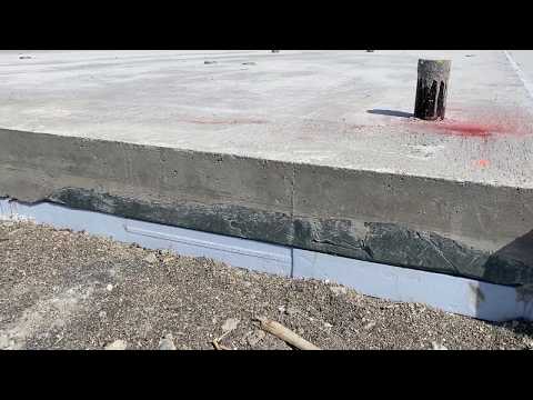 Unsere Fundamentplatte: Dämmung und thermische Trennung