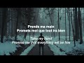 Indila. Love Story. - (Slowed) ENGLISH+FRENCH Lyrics+translation. Paroles + traduction.