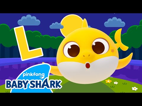 🌙Baby Shark's ABC Song | Letter L - Lion & Light | Learn ABCs with Baby Shark | Baby Shark Official