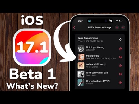 iOS 17.1 Beta 1 - What's New?
