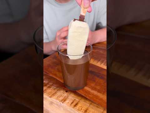 How to give CHOCOLATE COVERED ICE CREAM to your friend properly?😅❤️🍦| CHEFKOUDY
