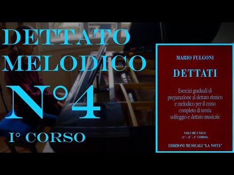 Dettato Melodico n.4 - I Corso - M. Fulgoni