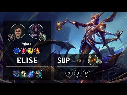 Elise Support vs Nautilus - EUW Challenger Patch 10.5