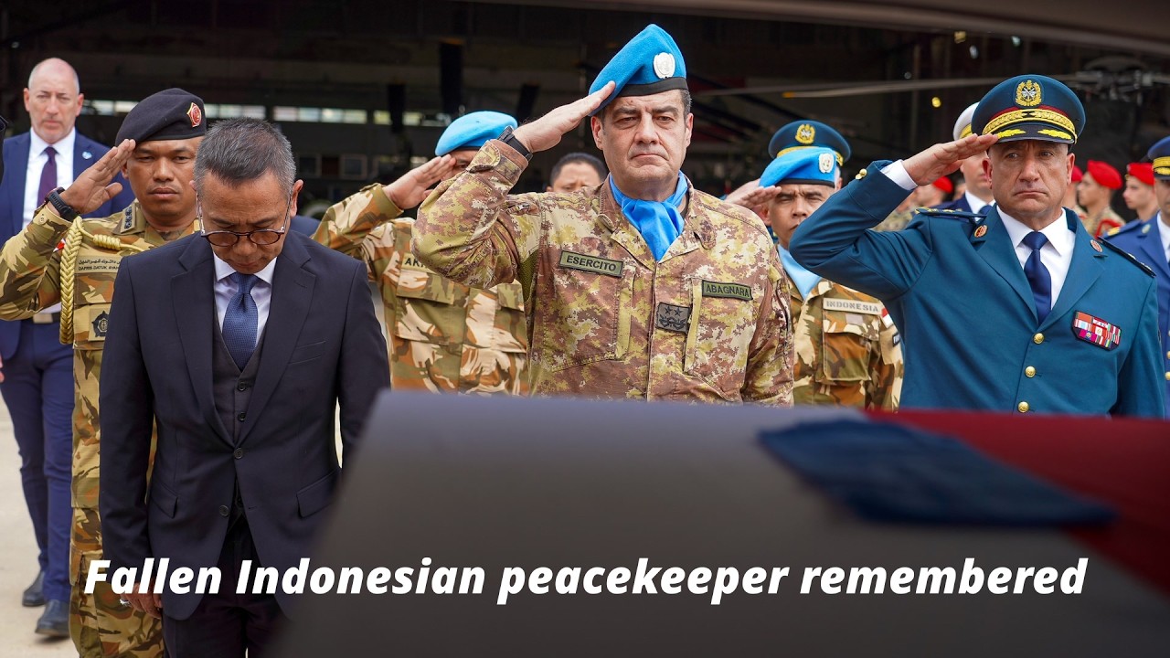 Fallen Indonesian peacekeeper remembered #Indonesia#Indonesian peacekeeper