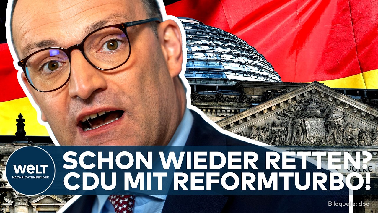 DER SPAHN-PLAN: Die Rückkehr der Großprojekte! CDU wil Deutschland retten - schon wieder!