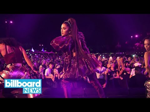 Ariana Grande Hit With Lemon During Coachella Performance | Billboard News