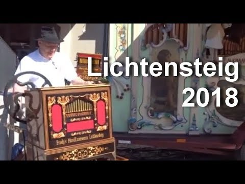 Rundgang am Nostalgie-Tag und 36. Drehorgeltreffen in Lichtensteig SG (Schweiz/Switzerland)