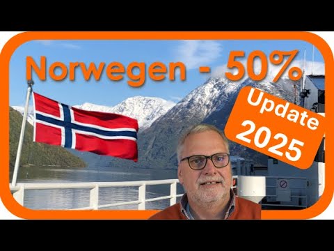 Update 2025! Norway even cheaper! 50 percent off ferries! Save on tolls too!