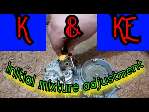 ㉦Mercedes Ke-Jetronic㉦ - The Initial mixture adjustmentГ/Goes for both K- and KE-Jetronic