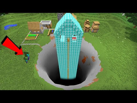 1000$ GİZLİ UZAY ÇUKUR EV 😱 - Minecraft