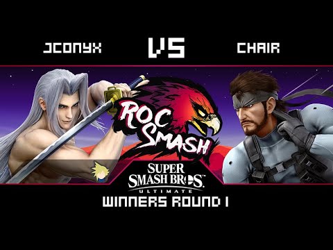 JCOnyx (Sephiroth, Cloud) vs Chair (Snake) | Roc Smash Holiday Bash - SSBU Winners Round 1