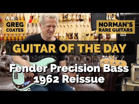 Guitar of the Day: 1962 Fender Precision Bass Reissue | Greg Coates at Norman's Rare Guitars