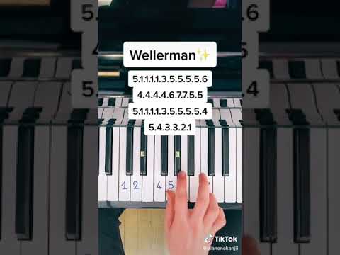 Nathan Evans - Wellerman (Sea Shanty) (piano cover , tutorial )
