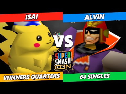 SSC 2022 Winners Quarters  - Alvin (Pikachu, Captain Falcon) Vs. Isai (Pikachu) Smash 64 Tournament