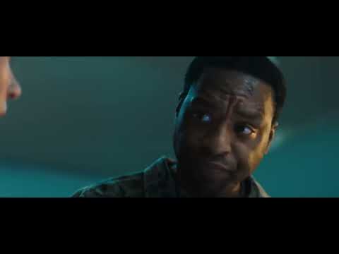 Official trailer frame: Eddie Brock and Venom silhouetted against city lights in Venom: The Last Dance (2024)