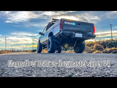 Magnaflow 10416 install on Nissan hardbody v6