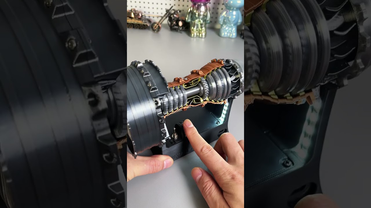 Cost-effective aero engine model #automobile #3dprinting #3dprinted#toys #diy