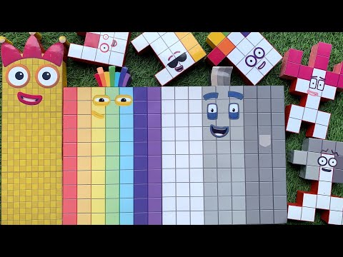 Looking for Numberblocks NEW 538 Puzzle Tetris Space ASMR  | Numberblocks Satisfying Video
