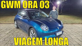 GWM Ora 03 - Viagem longa com carro elétrico é pos