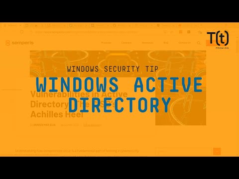 How to keep attackers from using Active Directory against you
