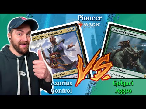 Azorius Control VS Golgari Aggro Deck Tech and Gameplay | Pioneer | MTG Online