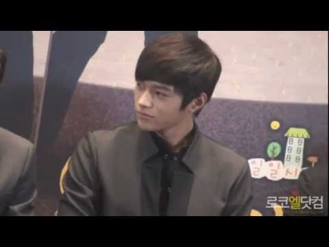 120926 MBC 엄마가뭐길래 제작발표회 INFINITE LKIM 엘 명수
