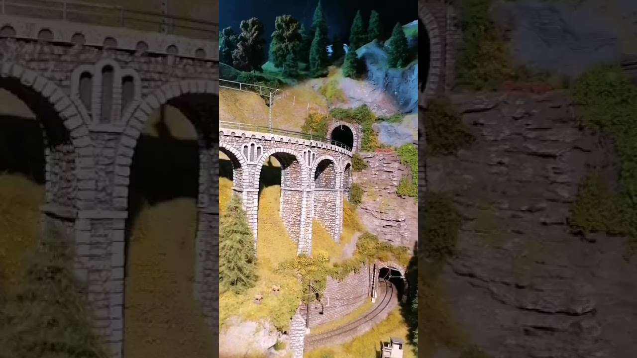 Château Chevalier expo train miniature.