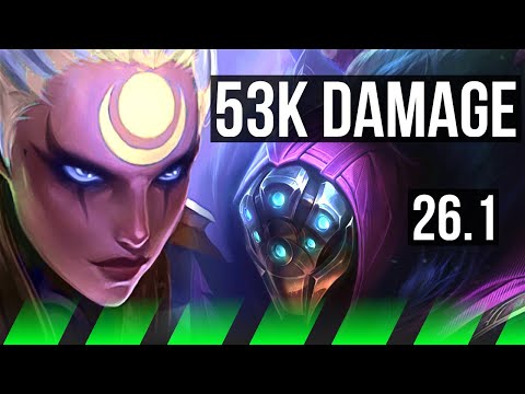 DIANA vs JAX (JGL) | 53K damage | EUW Master | 26.1