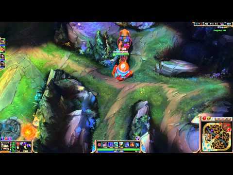 Tahm can steal jungle camps from over the wall and walk off with them. (Also scuttle crab!)