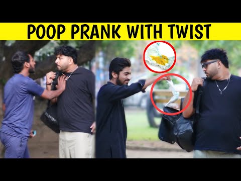 POOP Prank With Twist || Funniest Reactions || by @sharikshah