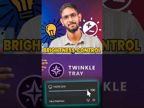 Adjust your Monitor🖥️ brightness without touching a single button💯🔥 #a2dpcfactory #a2d